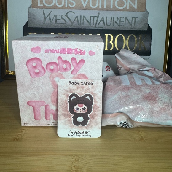 Baby Three Mini Hug Series Plush Pendant blind box authenticrawr/mega bear hug